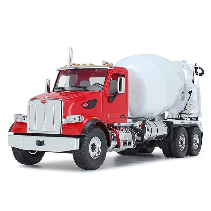 Peterbilt Model 567 with McNeilus Standard Mixer-Red/White