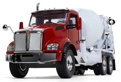 Kenworth T880 with McNeilus Standard Mixer-Red/White