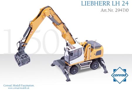 Liebherr LH 24 material handler on wheels