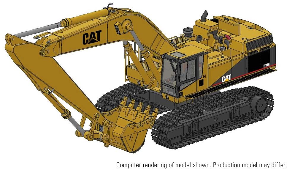 Cat 375l Hydraulic Excavator Die Cast Classic Construction