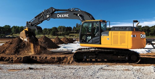 John Deere 210G track excavator