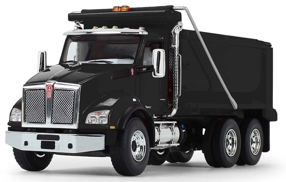 KENWORTH T880 DUMP TRUCK-BLACK