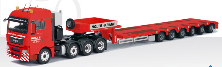 MAN TGX XLX SLT 4 axle with 6 Axle Platform Trailer '"NOLTE"