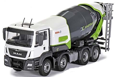 MAN EURO 6 TGS 4 AXLE WITH CIFA E8-E9 MIXER