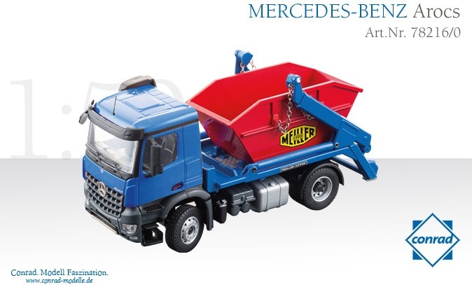 MERCEDES AROCS WITH MEILLER SKIP LOADER