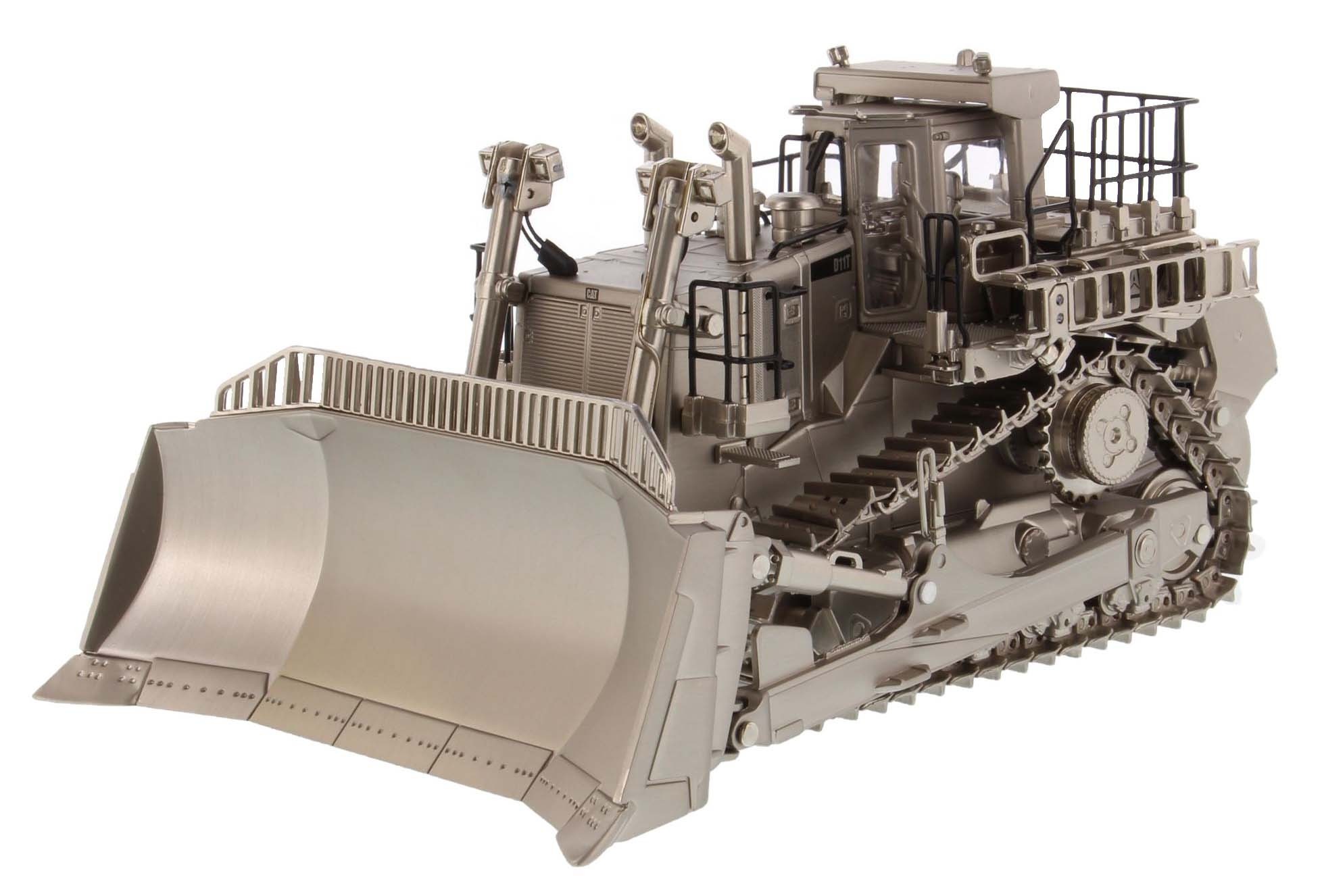 Cat D11T Track Type Tractor - Matte Silver Plated