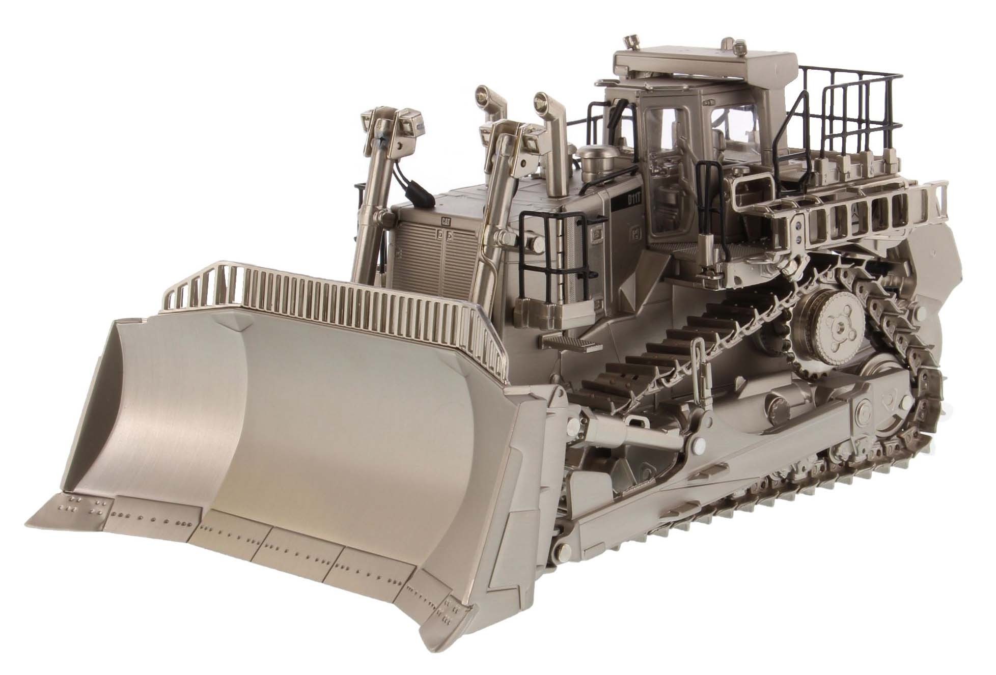Cat D11T Track Type Tractor - Matte Silver Plated