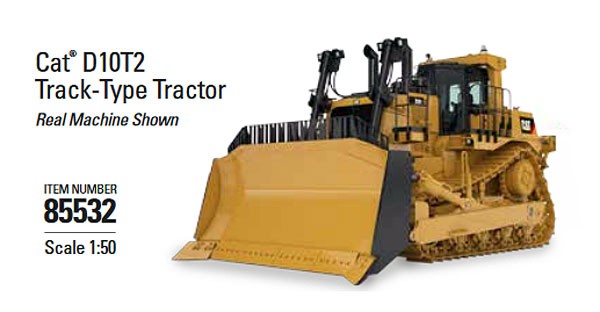 Caterpillar D10T2 Track-Type Tractor Dozer - High Line Series