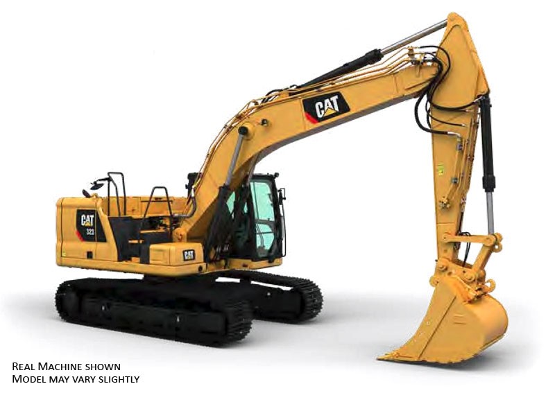 Caterpillar 323 Hydraulic Excavator - Next Generation Design - High Line Series