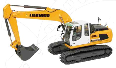 Liebherr R 916 track excavator classic