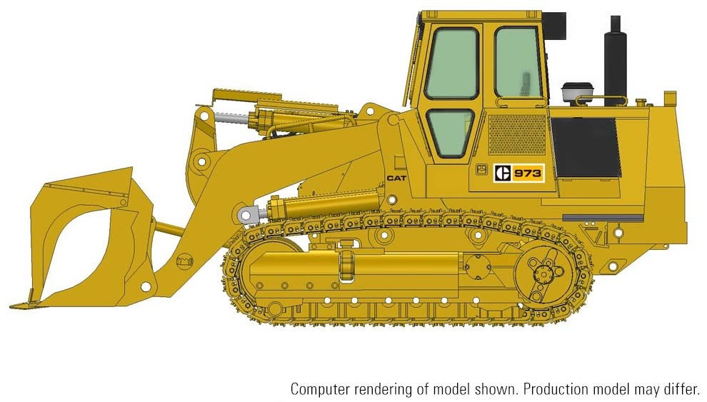 Cat 973 Track Loader w/ Demolition Package – Die-cast