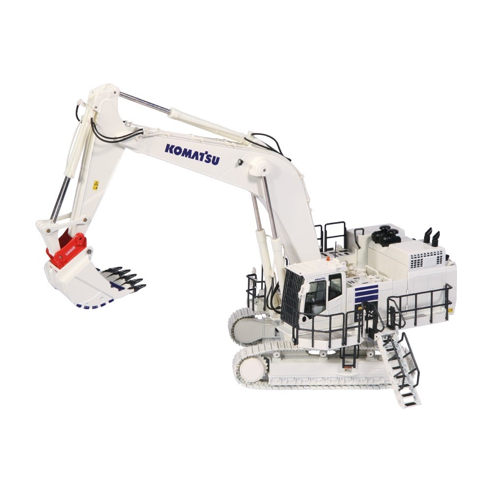 Komatsu PC1250 excavator with Lenhoff Quick Coupler in White