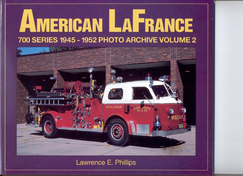 American La France Fire equipment 1945 to 1952 book