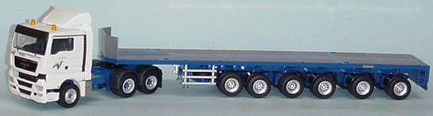 Goldhofer SPZ DL6 6 axle trailer/ MAN TGX tractor