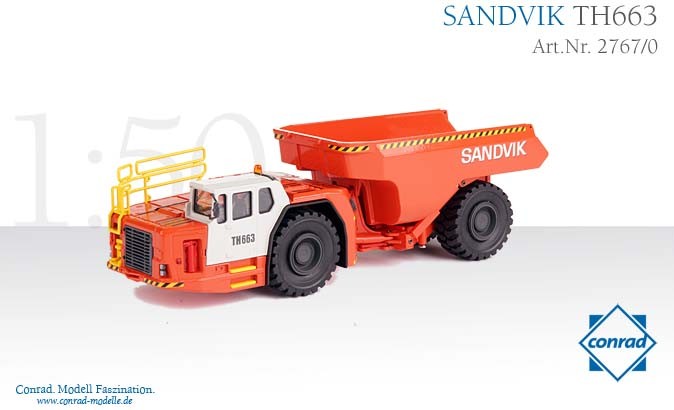 Sandvik TH663 Underground Mining Truck