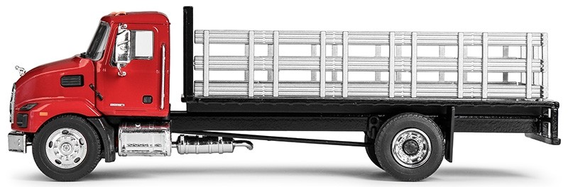 Mack MD Stake bed Truck in Red
