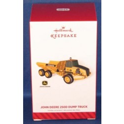 2014 Hallmark Keepsake Holiday Ornament-John Deere 250D Dump Truck