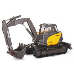 Mecalac 15MC Crawler Excavator with Offset Two-Piece Boom Attachment