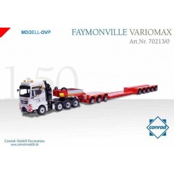 MAN TGA 4 axle tractor with FAYMONVILLE VARIOMAX  4 axle trailer with 3 axle dolly