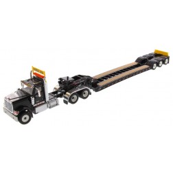 International HX520 Tandem Day Cab Tractor with XL 120 Lowboy Trailer in Black