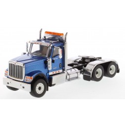 International HX520 Day Cab Tandem Tractor in Metallic Blue - Cab Only