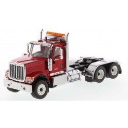 International HX520 Day Cab Tandem Tractor in Red - Cab Only