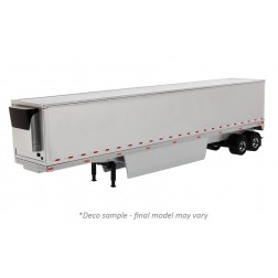 53' Refrigerated Van Trailer in Silver - Trailer Only