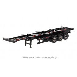 40' Skeletal Trailer in Black - Trailer Only