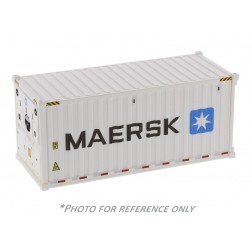 Evergreen - 20' Refrigerated Shipping Container in White