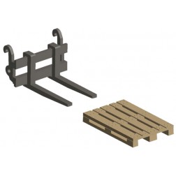 Pallet Handler / Forks with Pallet Included 