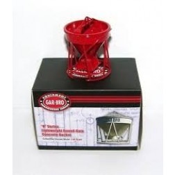 Gar-Bro "R" Series Lightweight Round-Gate Concrete Bucket - Red