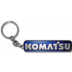 Komatsu logo keychain